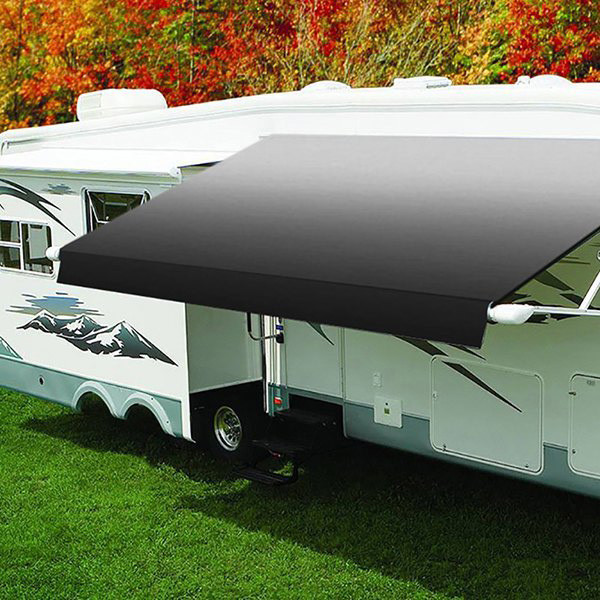 Patio Awning In Gradual Fading Colors