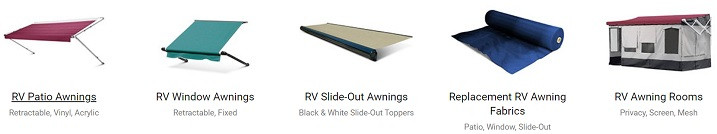 RV Awnings / Shades Selection