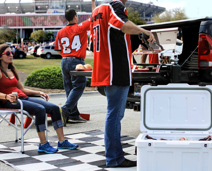 RV Specific Grill In Use