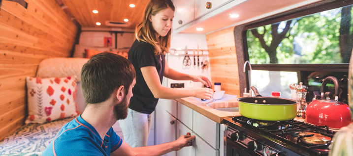 Preparing Food In RV