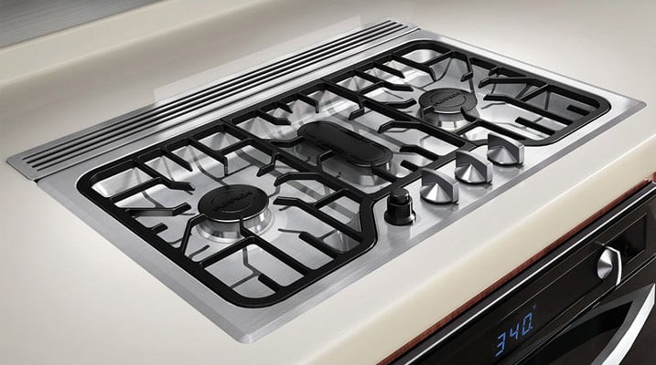 Built-In Furrion 3 Burner Stainless Steel Gas Cooktop