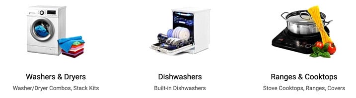 RV Dishwashers / Washers / Dryers Variety