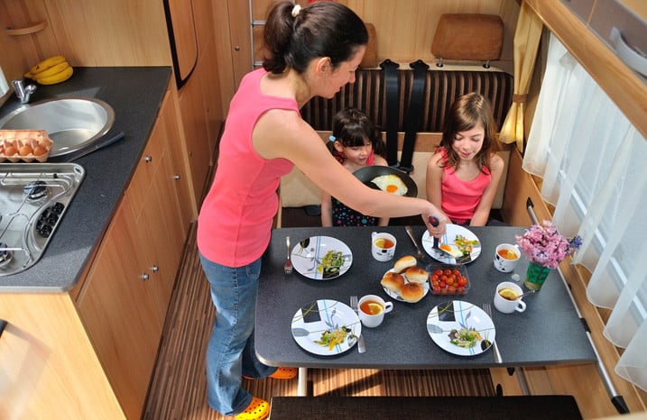 Serving Meal To Kids