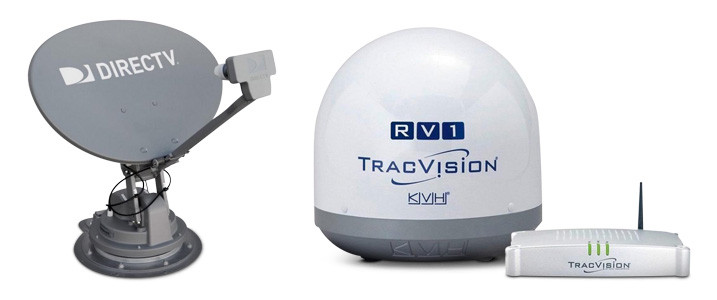 Winegard Trav'Ler Satellite Antenna / KVH TracVision RV1
