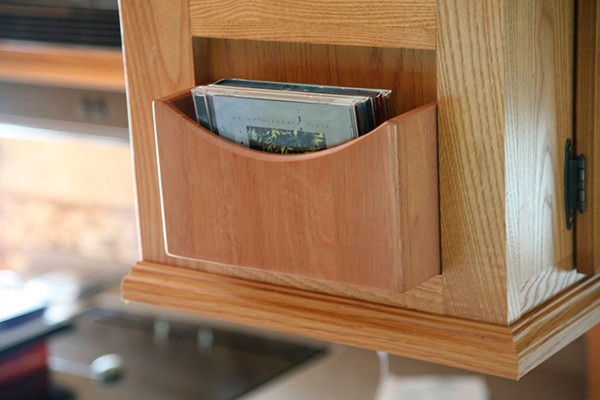 Book Stored In Camco Oak Remote Holder