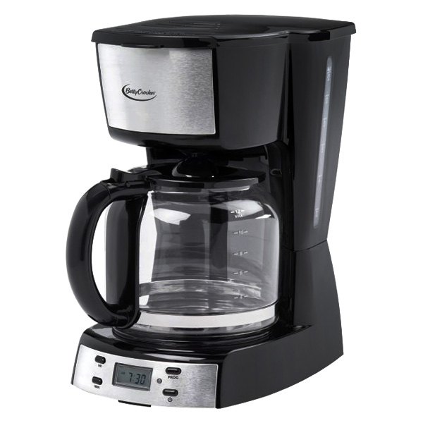 Betty Crocker BC-2809CB - 12-Cup Stainless Steel Coffee Maker