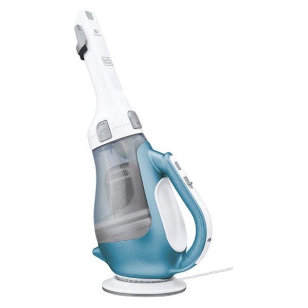 Black & Decker® CHV1410L - Dustbuster™ White Cordless Hand Vacuum with  Flip-up brush 