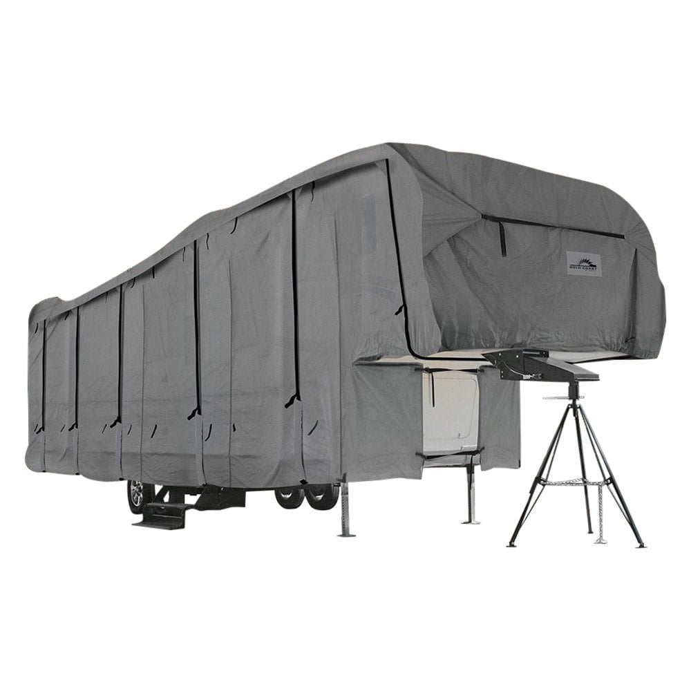 Camco® 45755 - UltraGuard™ Gray 5th Wheel Trailer Cover (Up to 34 ...