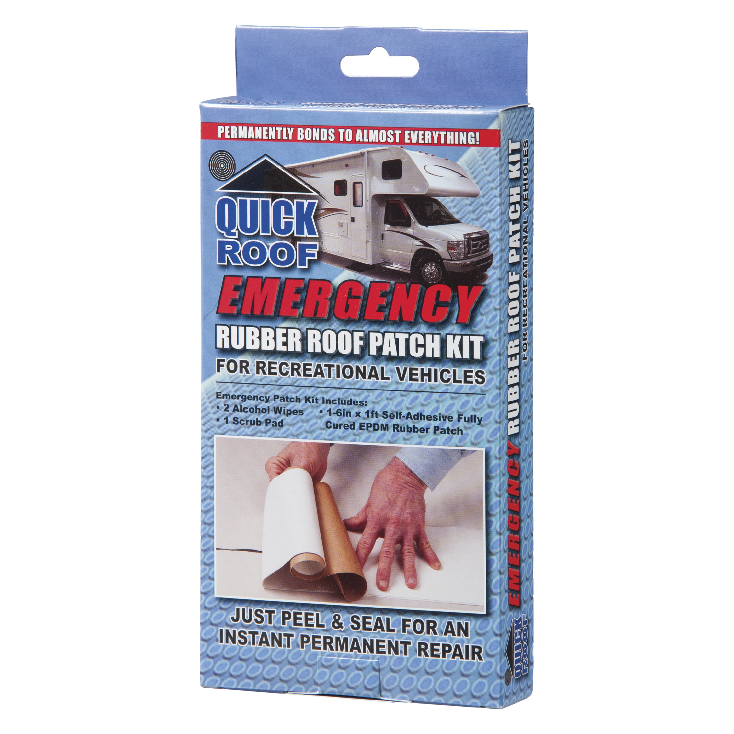 Cofair Products® Rr612 Quick Roof Emergency™ Epdm Rubber White Patch Kit 6 X 12 