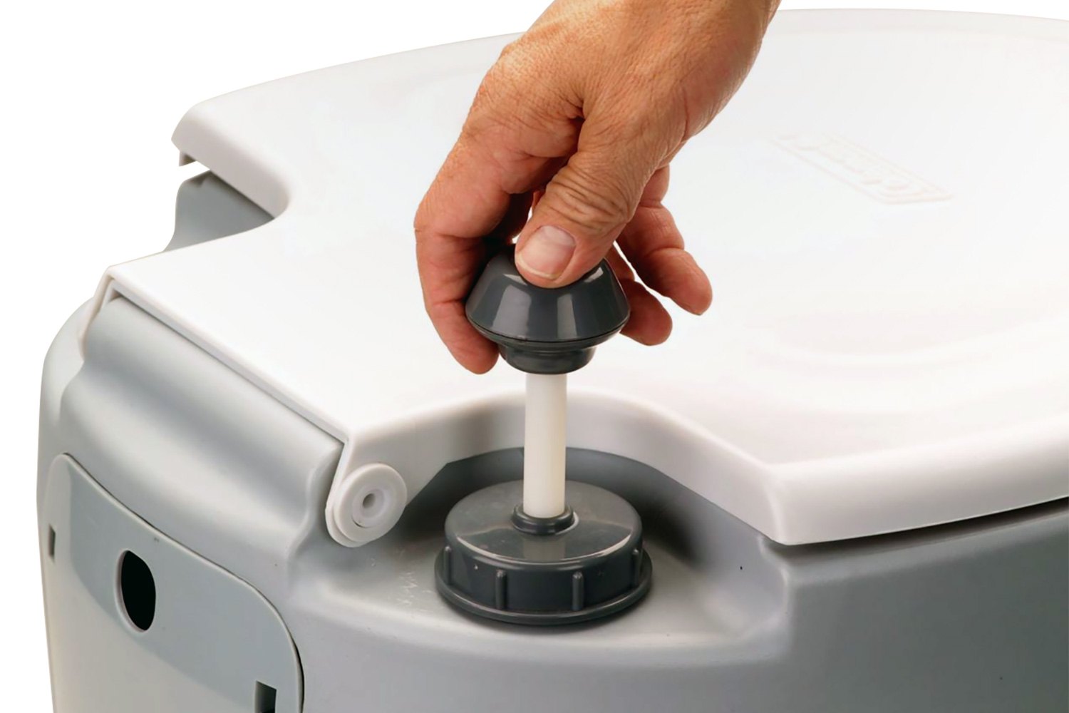 coleman large flush toilet