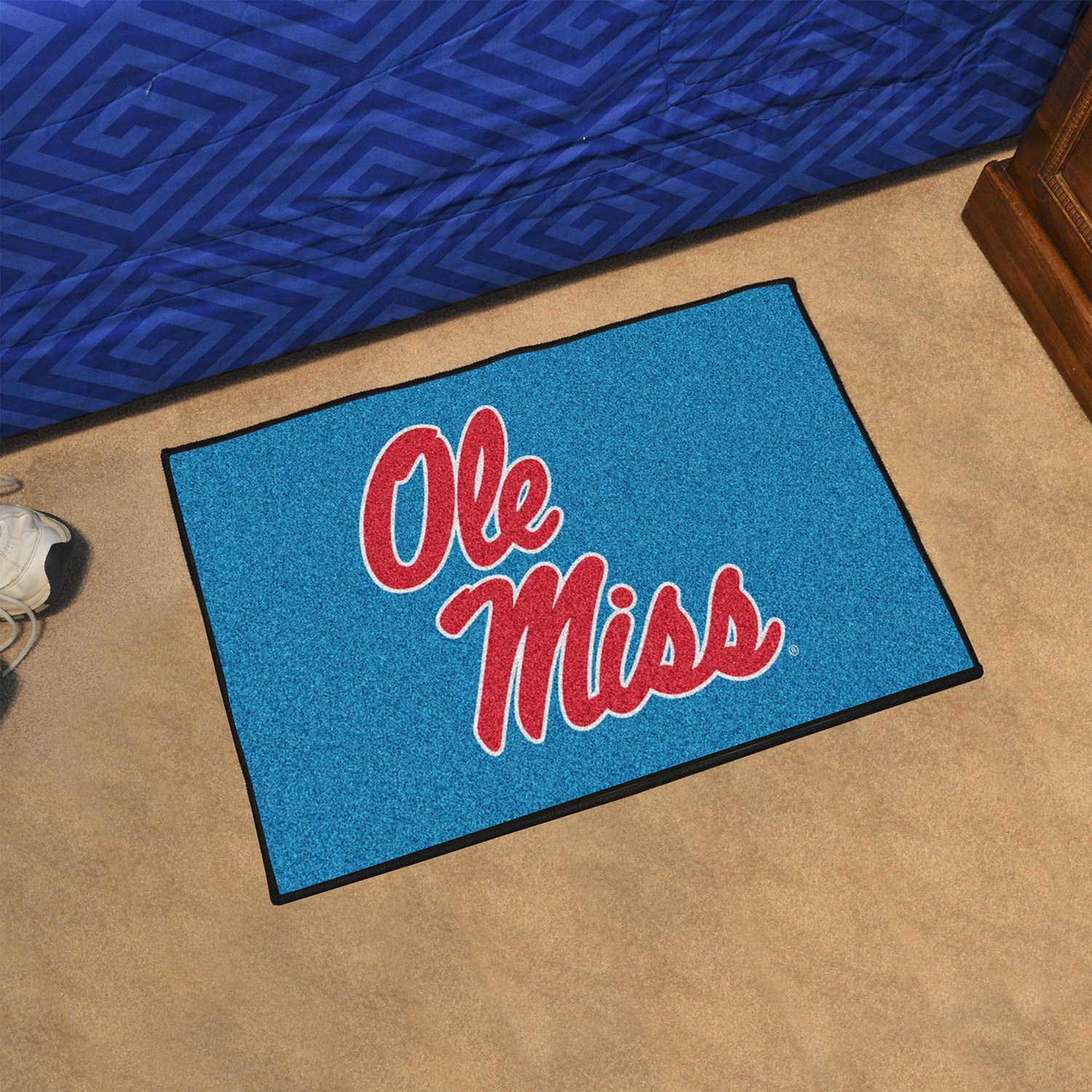 Officially Licensed NCAA Ole Miss Heavy Duty Door Mat