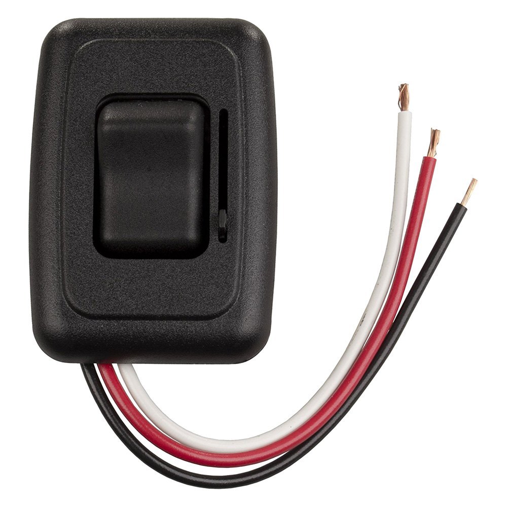 JR Products® 05-12315 - Black Slider LED Dimmer Switch - CAMPERiD.com