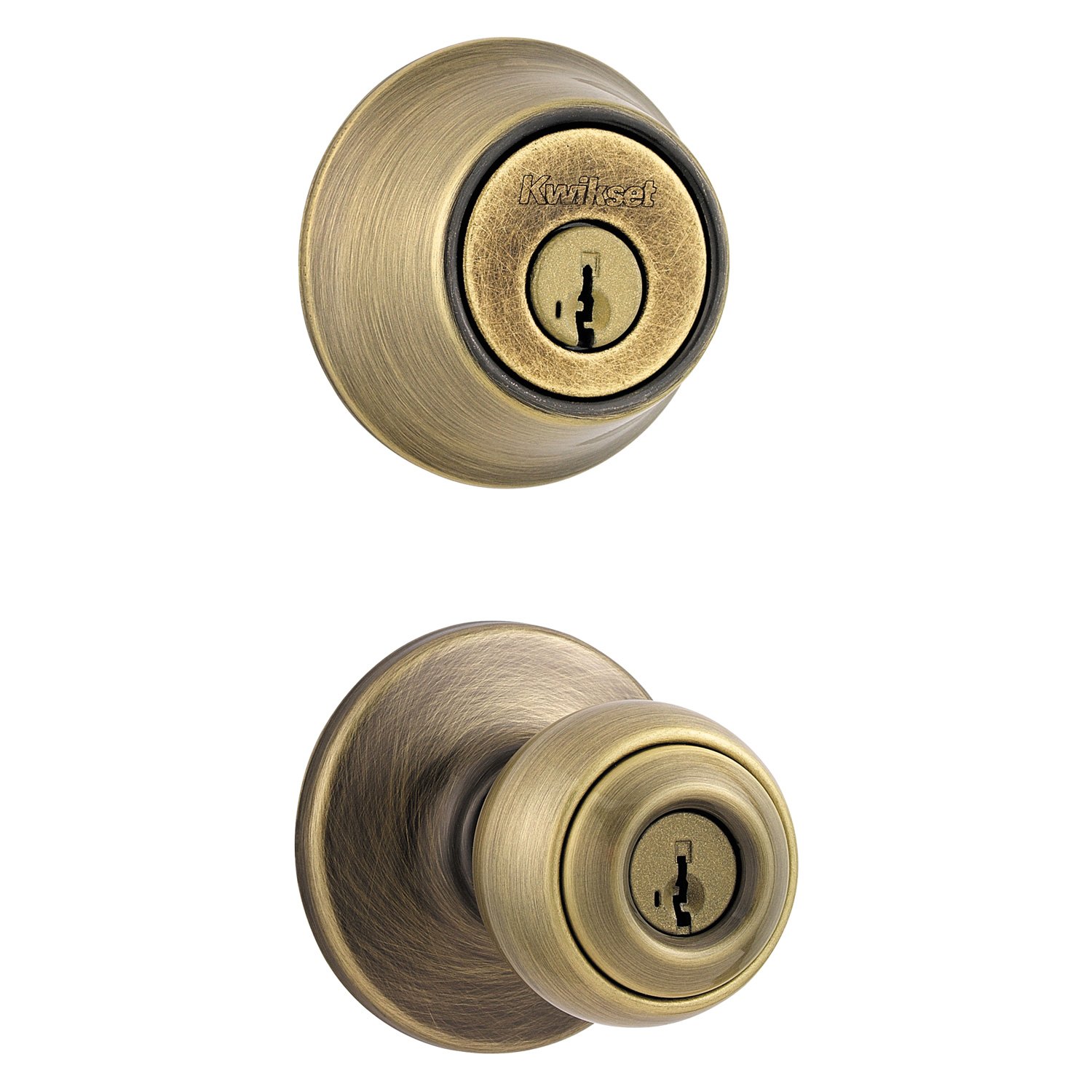 Kwikset® 96900251 K6 Entry Door Knob and Deadbolt Combo Kwikset® 96900251 K6 Entry Door Knob and Deadbolt Combo