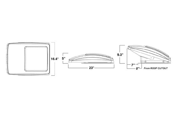thumbnail image 2 of Replacement Control Keypad For Maxxair MaxxFan Deluxe Roof Vent Fan – Fits 5100K, 6200K, 4000K, 4050K & Other Models 2 of 13