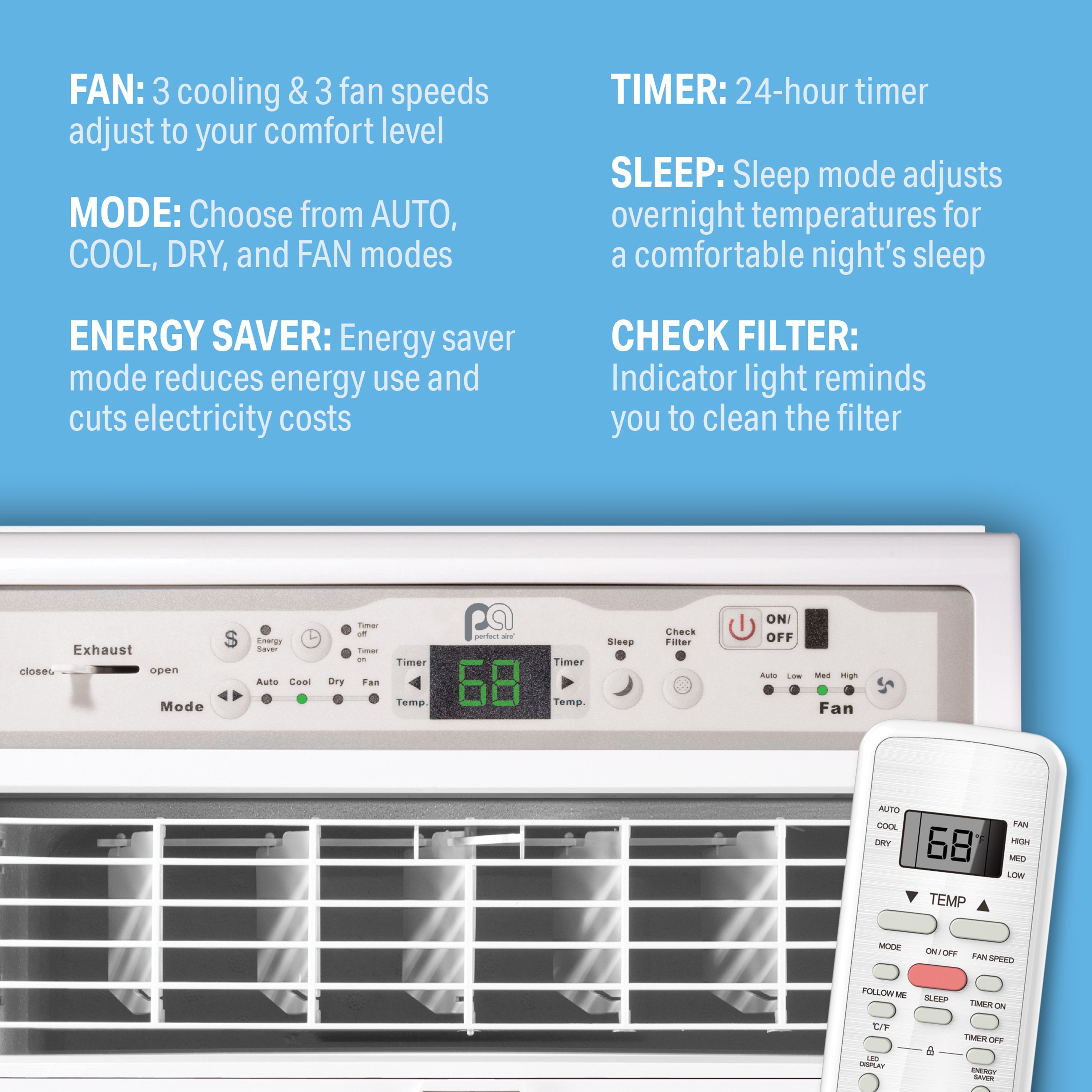 perfect aire 10000 btu casement