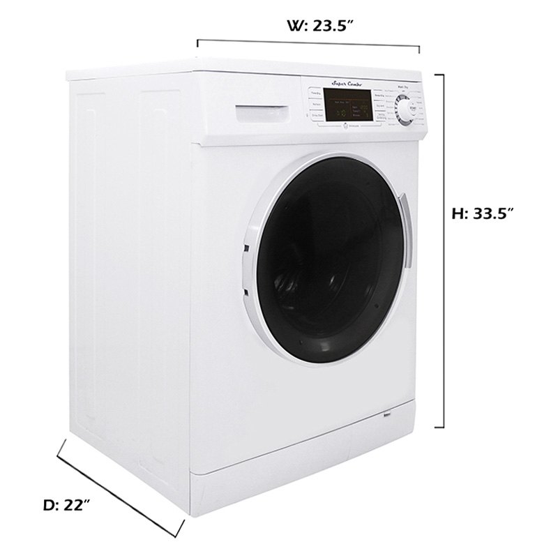 Pinnacle Appliances® 184400N W Super Combo™ 13 lb White Front Load Freestanding Compact RV