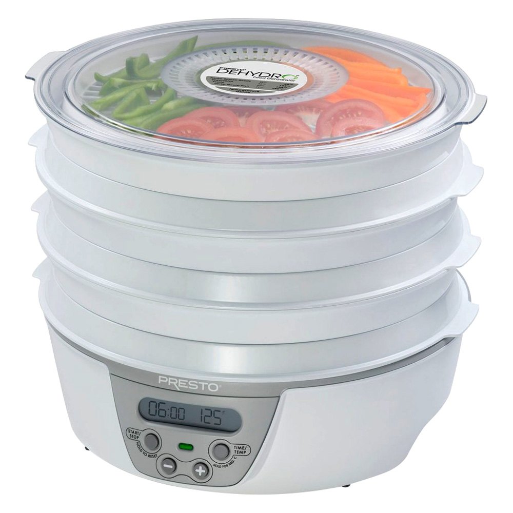 Presto® 06301 - Dehydro™ 6-Tray 750W Dehydrator - CAMPERiD.com
