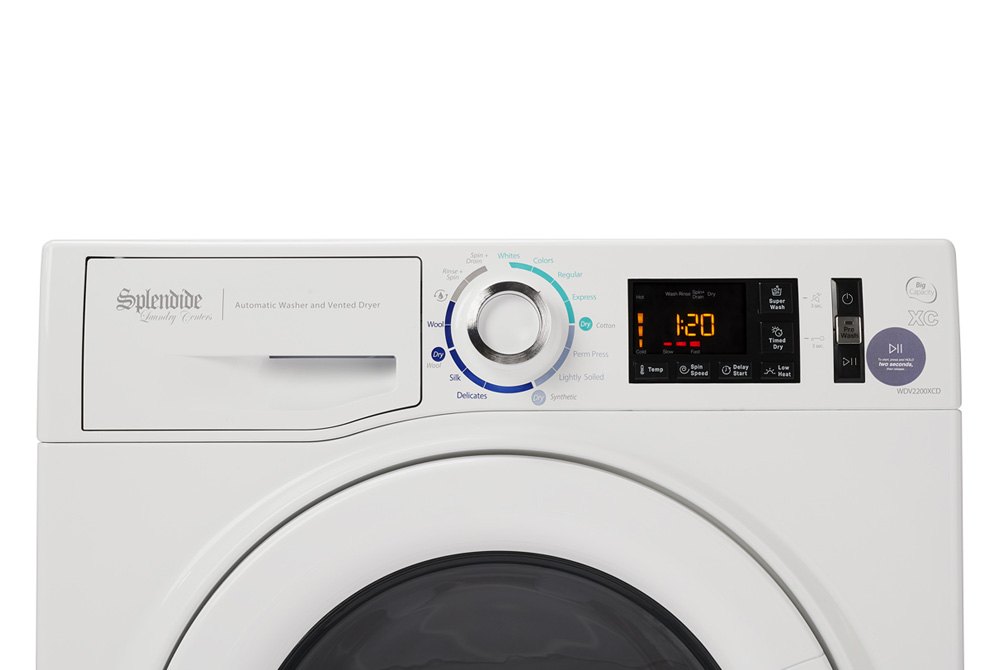 Splendide® WDV2200XCD 15 lb White Freestanding WasherDryer Combo